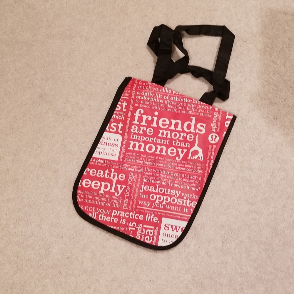 Lululemon *old* version reusable tote